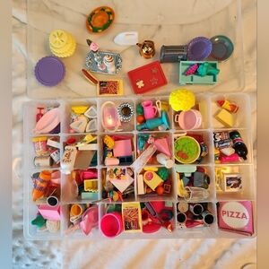 Vintage Barbie food and dishes